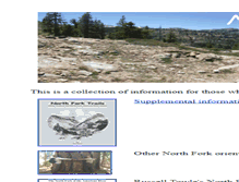 Tablet Screenshot of northforktrails.com